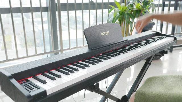 Amazon.co.jp: IKTMI 電子ピアノ 88鍵盤 木製 電子ピアノスタンド